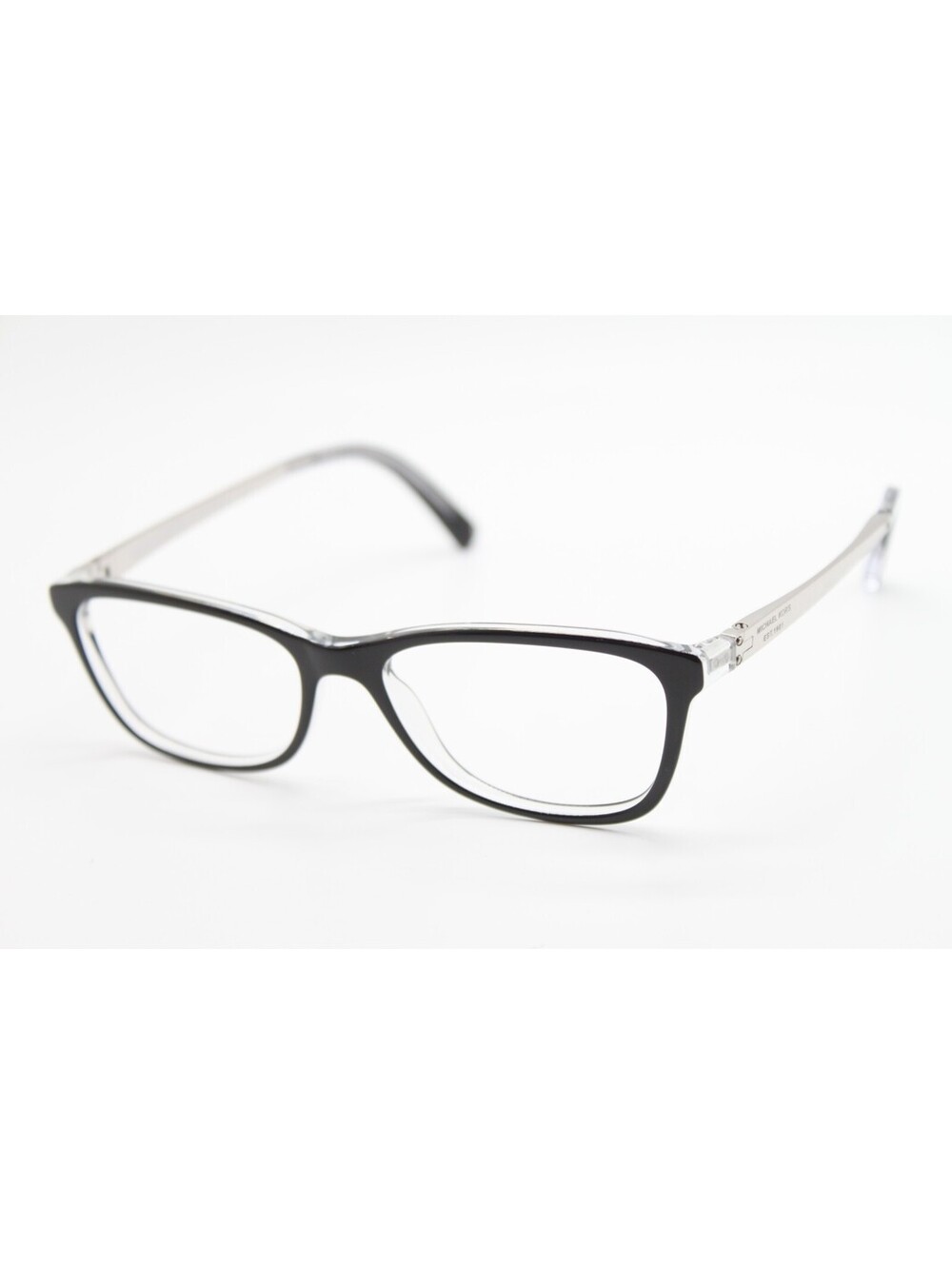 NEW MICHAEL KORS MK 4017 NEVIS 3033 BLACK SILVER AUTHENTIC EYEGLASSES 53-16